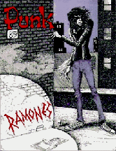 [ joey on the cover of punk magazine ]