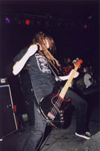 [ kenny hellacopter working the low end at the showbox in seattle - photo by jeff greenwood ]